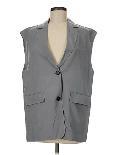 Pre-owned Zara Vest In Gray