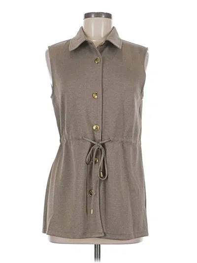 Pre-owned Zara Vest In Gray