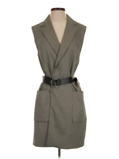 Pre-owned Zara Vest In Gray