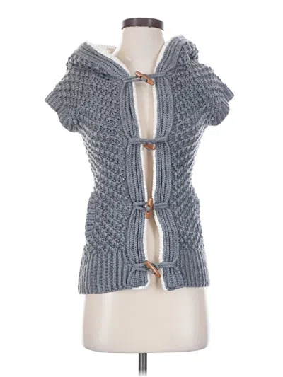 Pre-owned Zara Vest In Gray