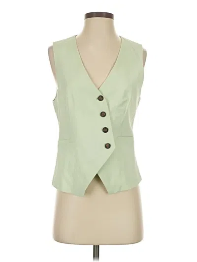 Pre-owned Zara Vest In Green