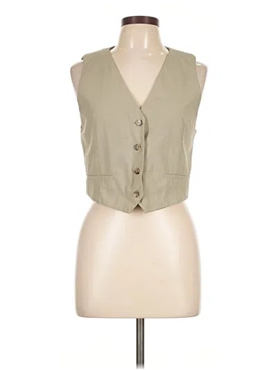 Pre-owned Zara Vest In Green
