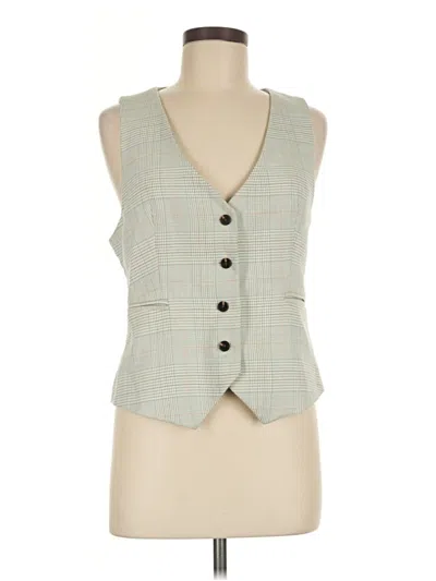 Pre-owned Zara Vest In Green
