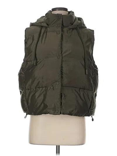 Pre-owned Zara Vest In Green