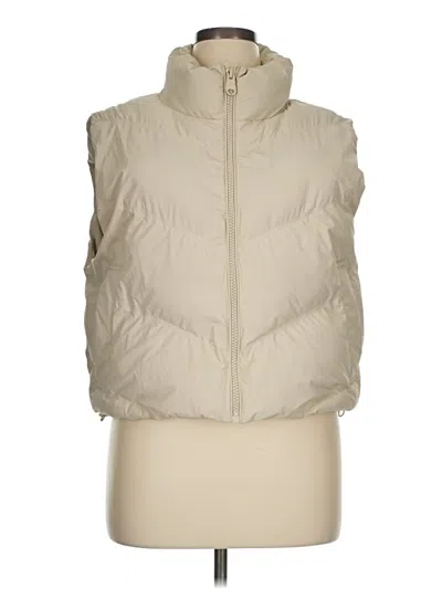 Pre-owned Zara Vest In Ivory