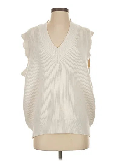 Pre-owned Zara Vest In Ivory
