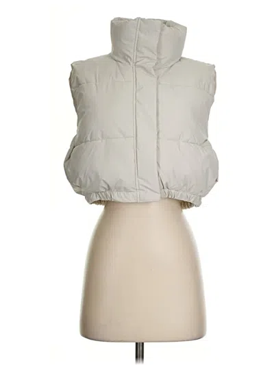 Pre-owned Zara Vest In Ivory