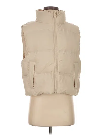 Pre-owned Zara Vest In Ivory