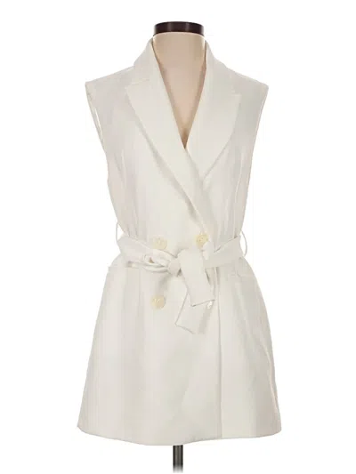 Pre-owned Zara Vest In Ivory