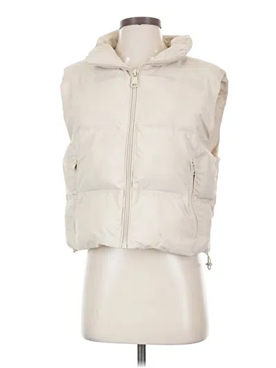 Pre-owned Zara Vest In Ivory
