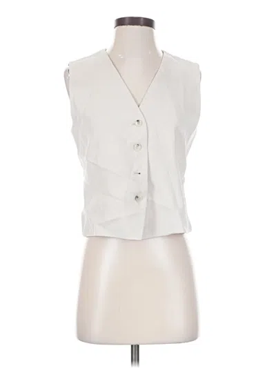Pre-owned Zara Vest In Ivory