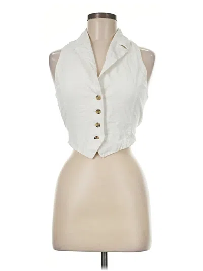 Pre-owned Zara Vest In Ivory