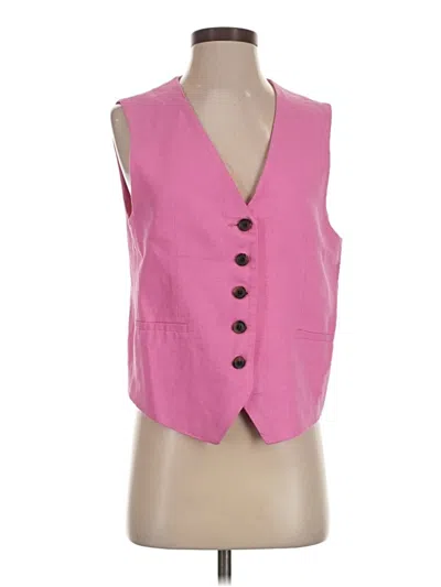 Pre-owned Zara Vest In Pink