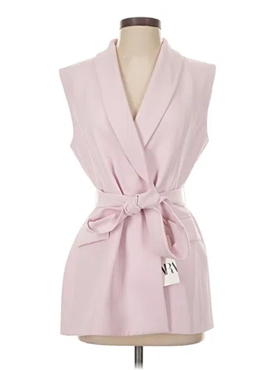 Pre-owned Zara Vest In Pink
