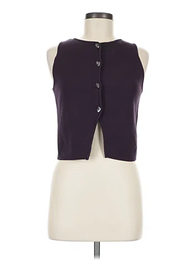 Pre-owned Zara Vest In Purple