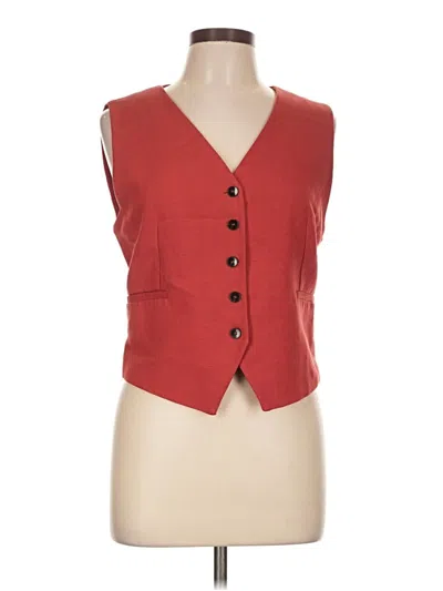 Pre-owned Zara Vest In Red