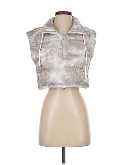 Pre-owned Zara Vest In Silver