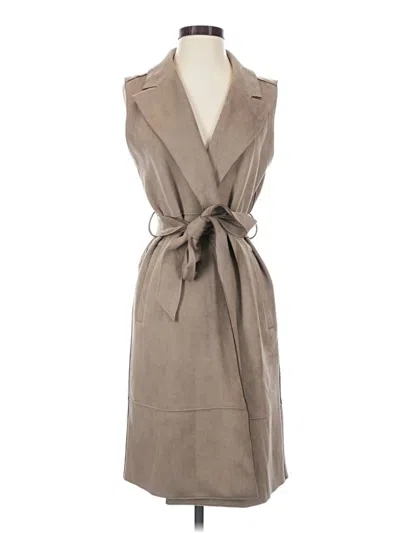 Pre-owned Zara Vest In Tan