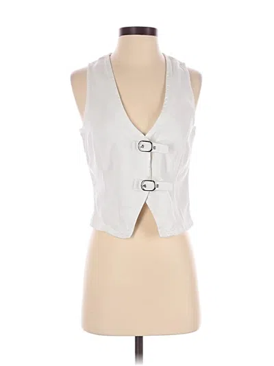 Pre-owned Zara Vest In White