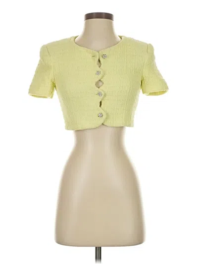 Pre-owned Zara Vest In Yellow