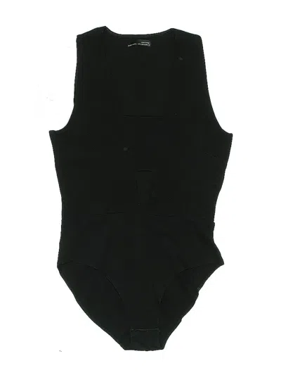 Pre-owned Zara W&b Collection Bodysuit In Black