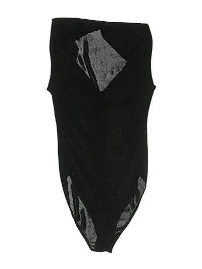 Pre-owned Zara W&b Collection Bodysuit In Black