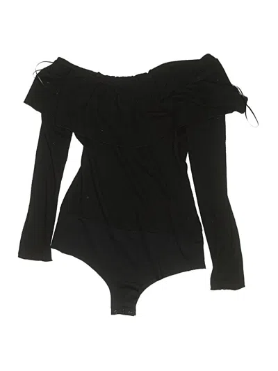 Pre-owned Zara W&b Collection Bodysuit In Black