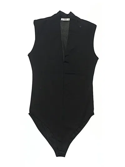Pre-owned Zara W&b Collection Bodysuit In Black