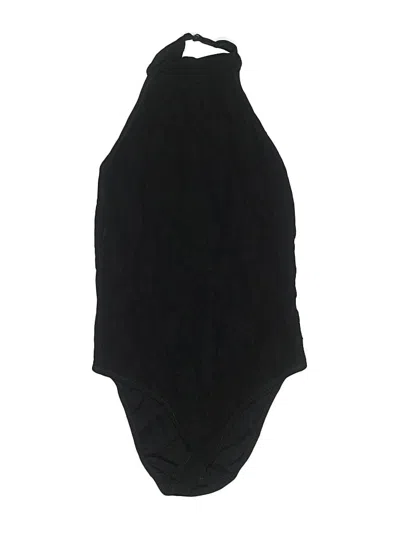 Pre-owned Zara W&b Collection Bodysuit In Black