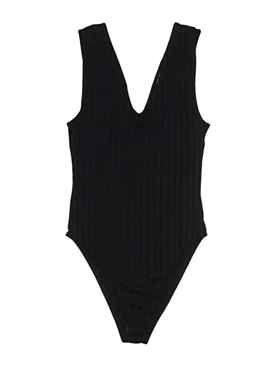 Pre-owned Zara W&b Collection Bodysuit In Black