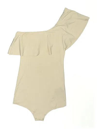 Pre-owned Zara W&b Collection Bodysuit In Brown