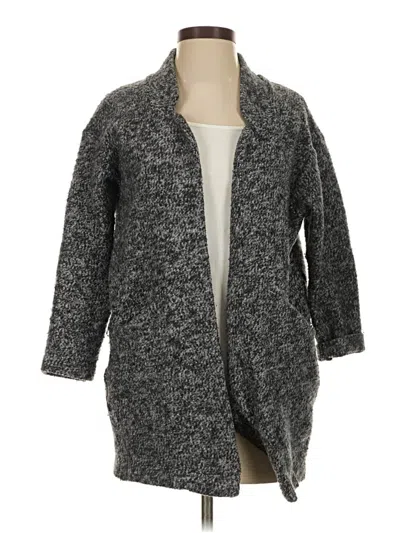 Pre-owned Zara W&b Collection Cardigan Sweater In Gray