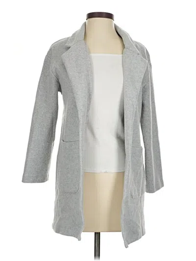 Pre-owned Zara W&b Collection Cardigan Sweater In Gray