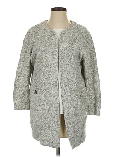 Pre-owned Zara W&b Collection Cardigan Sweater In Gray