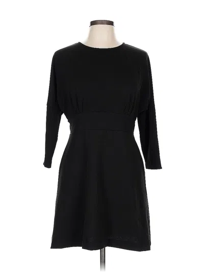Pre-owned Zara W&b Collection Casual Dress In Black