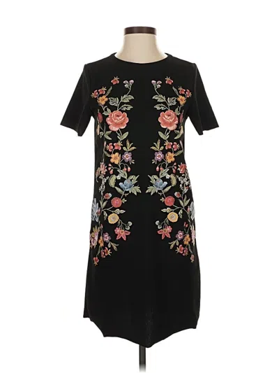 Pre-owned Zara W&b Collection Casual Dress In Black