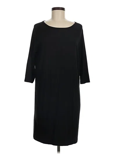 Pre-owned Zara W&b Collection Casual Dress In Black