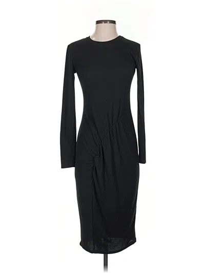 Pre-owned Zara W&b Collection Casual Dress In Black