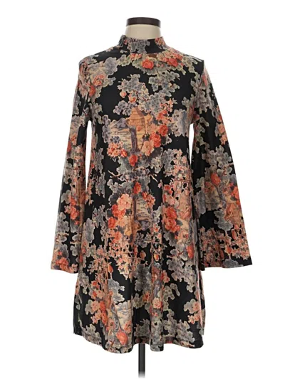 Pre-owned Zara W&b Collection Casual Dress In Black
