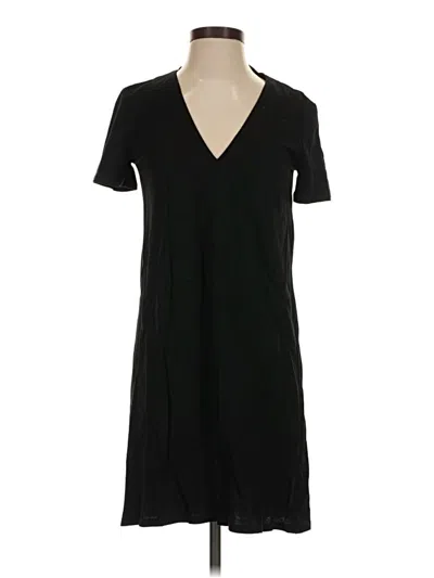 Pre-owned Zara W&b Collection Casual Dress In Black