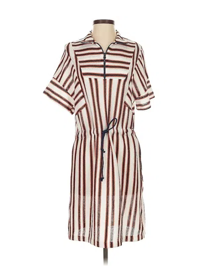 Pre-owned Zara W&b Collection Casual Dress In Brown