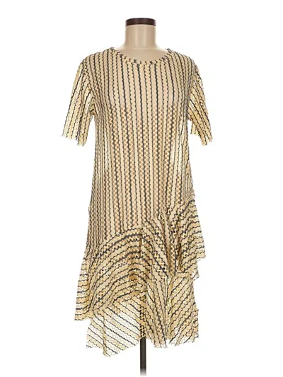 Pre-owned Zara W&b Collection Casual Dress In Gold