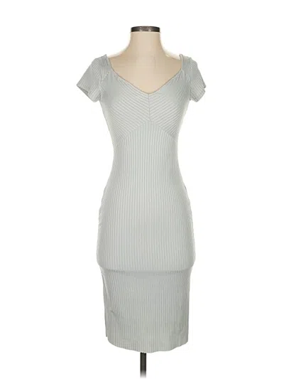 Pre-owned Zara W&b Collection Casual Dress In Gray