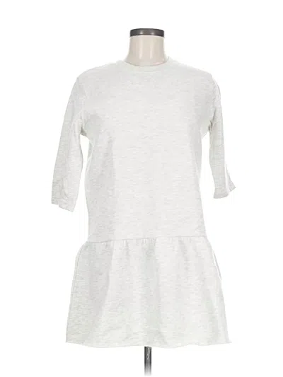 Pre-owned Zara W&b Collection Casual Dress In Gray