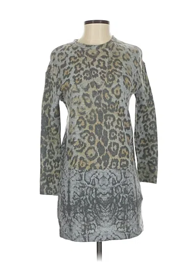 Pre-owned Zara W&b Collection Casual Dress In Gray