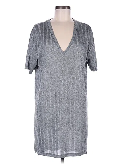 Pre-owned Zara W&b Collection Casual Dress In Gray