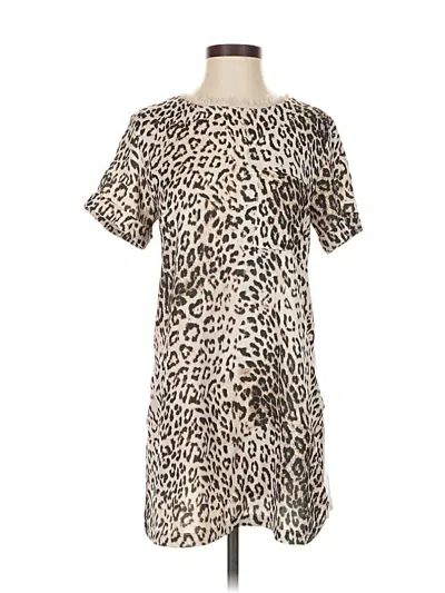 Pre-owned Zara W&b Collection Casual Dress In Tan