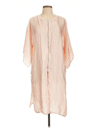 Pre-owned Zara W&b Collection Casual Dress In Tan