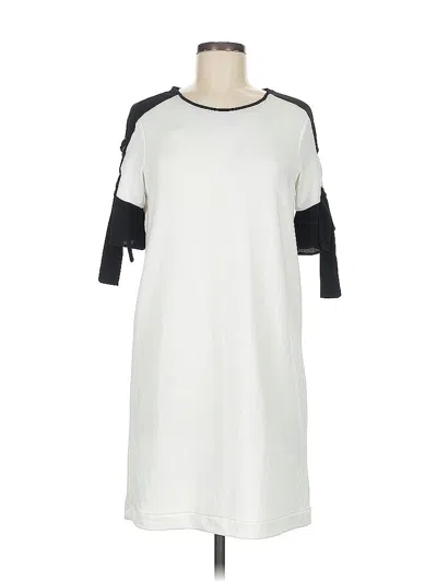 Pre-owned Zara W&b Collection Casual Dress In White