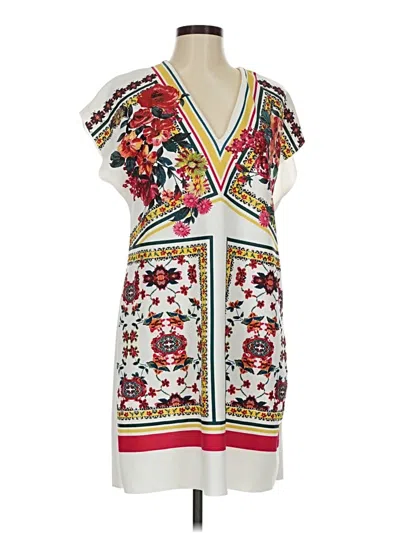 Pre-owned Zara W&b Collection Casual Dress In White